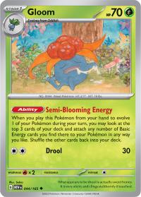 pokemon scarlet violet 151 gloom 044 165 rh