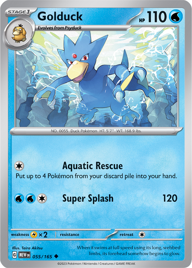 Golduck - 055-165 (RH)