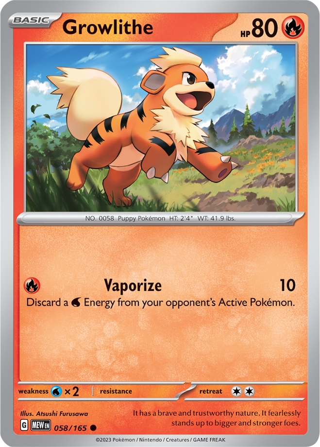 Growlithe - 058-165 (RH)