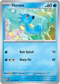 pokemon scarlet violet 151 horsea 116 165