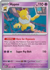 pokemon scarlet violet 151 hypno 097 165 rh