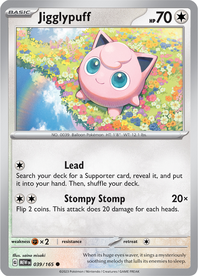 Jigglypuff - 039-165 (RH)