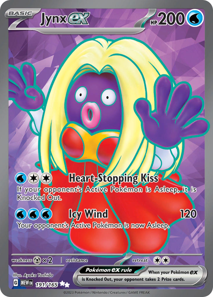 Jynx EX - 191-165 - FULL ART