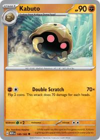 pokemon scarlet violet 151 kabuto 140 165 rh