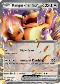 pokemon scarlet violet 151 kangaskhan ex 115 165