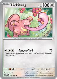 pokemon scarlet violet 151 lickitung 108 165 rh