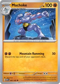 pokemon scarlet violet 151 machoke 067 165