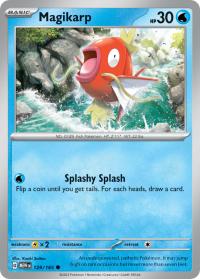 pokemon scarlet violet 151 magikarp 129 165