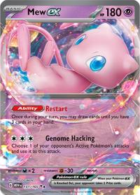 pokemon scarlet violet 151 mew ex 151 165