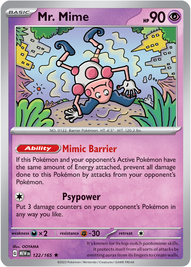 Mr. Mime - 122-165 (RH)