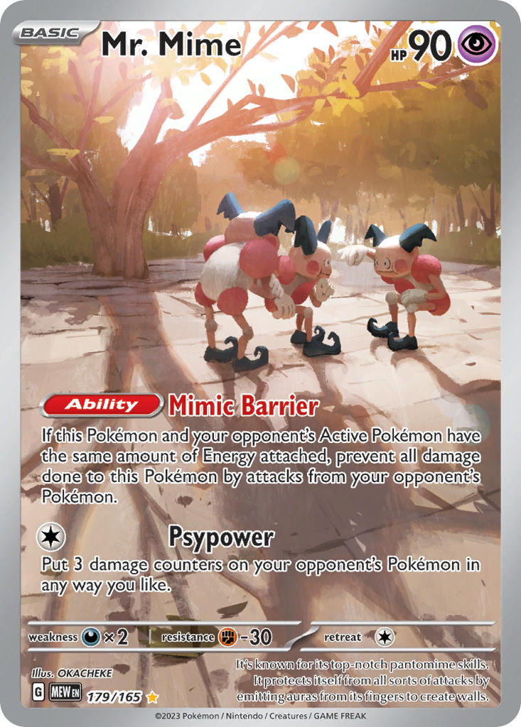 Mr. Mime - 179-165 - Illustration Rare