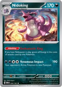 pokemon scarlet violet 151 nidoking 034 165 rh