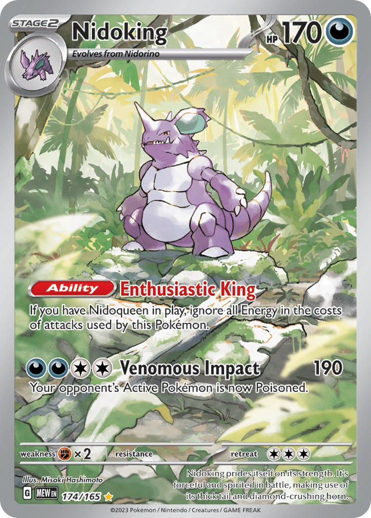 Nidoking - 174-165 - Illustration Rare