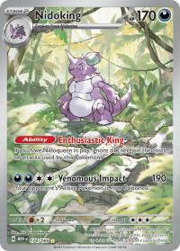 pokemon scarlet violet 151 nidoking 174 165 illustration rare