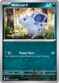 pokemon scarlet violet 151 nidoran 029 165