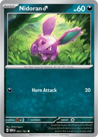 pokemon scarlet violet 151 nidoran 032 165