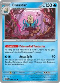 pokemon scarlet violet 151 omastar 139 165 rh