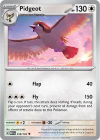 pokemon scarlet violet 151 pidgeot 018 165 rh