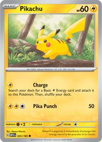 pokemon scarlet violet 151 pikachu 025 165 rh