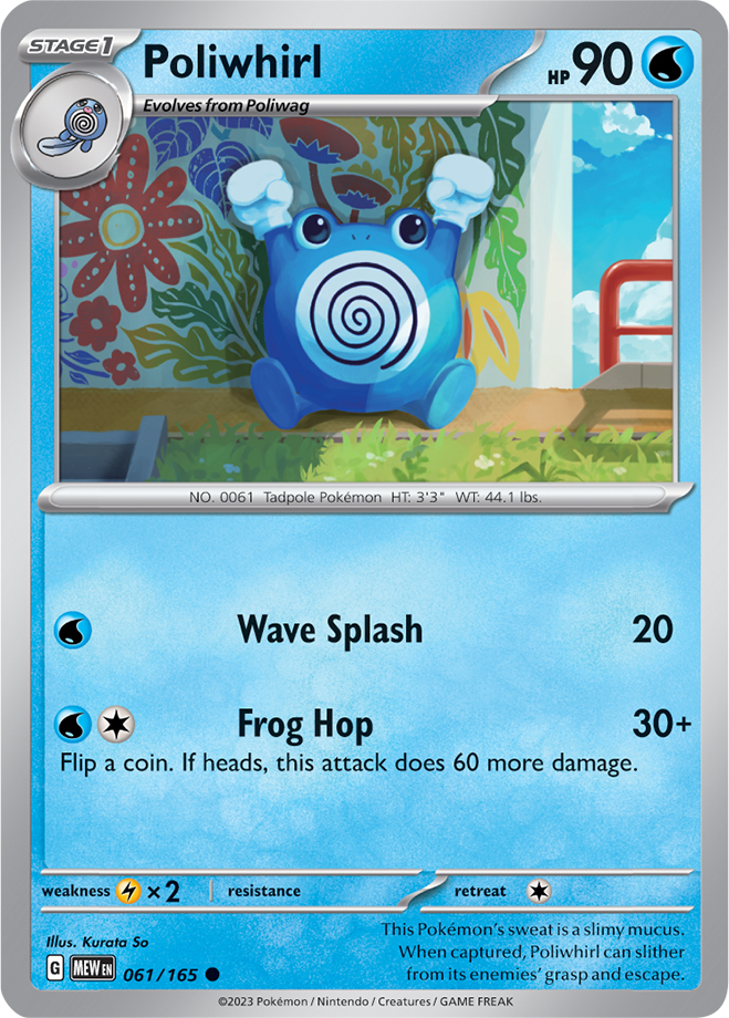 Poliwhirl - 061-165 (RH)