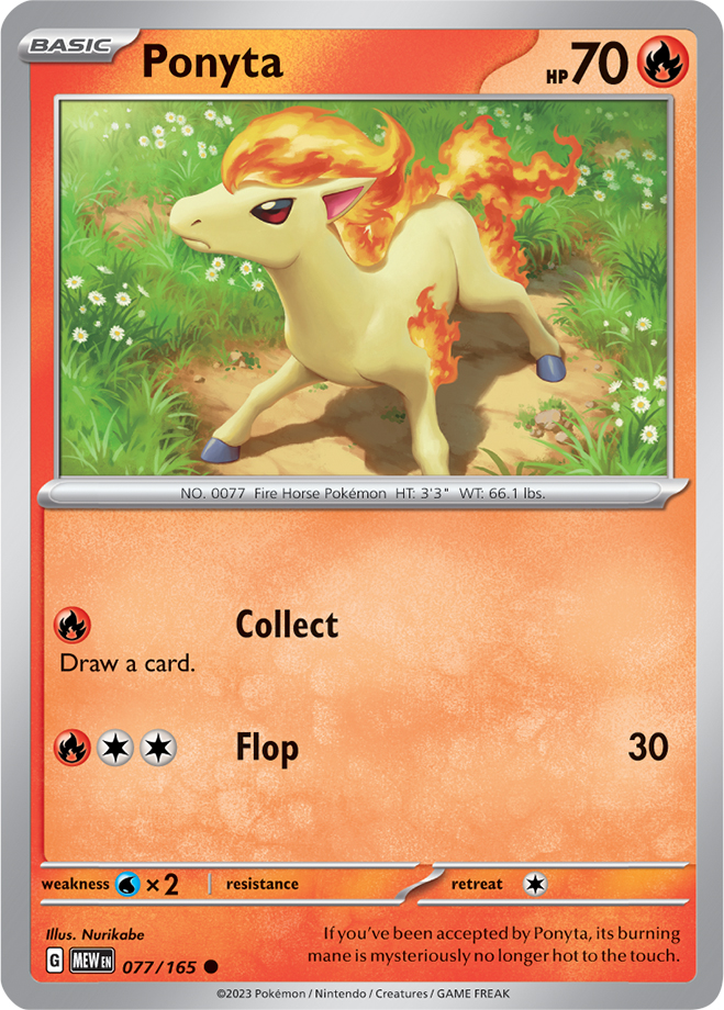 Ponyta - 077-165 (RH)