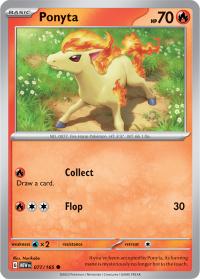 pokemon scarlet violet 151 ponyta 077 165 rh