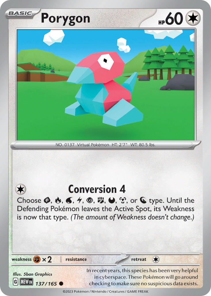 Porygon - 137-165 (RH)