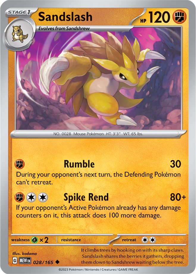 Sandslash - 028-165