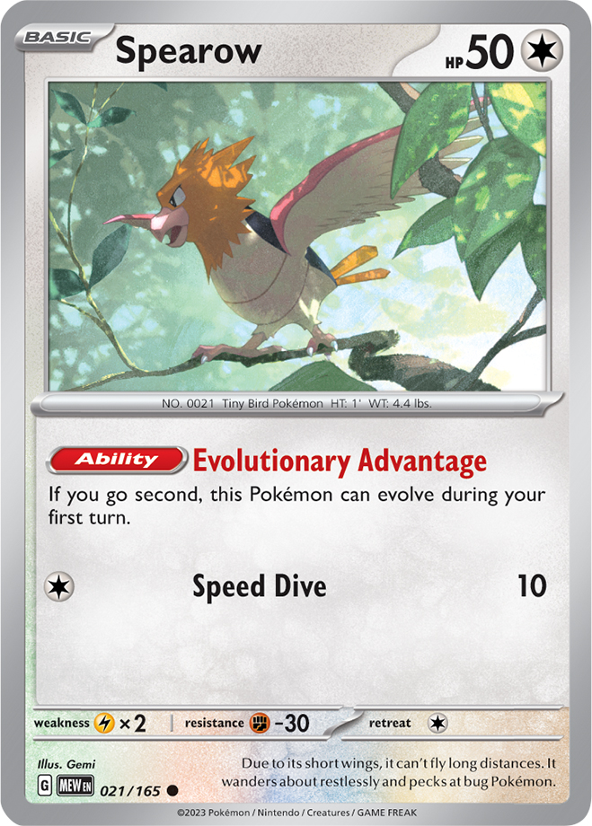 Spearow - 021-165 (RH)