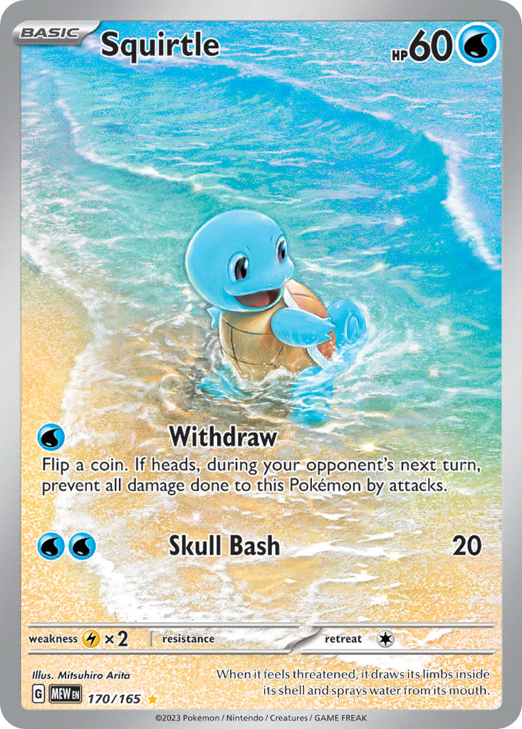 Squirtle - 170-165 - Illustration Rare