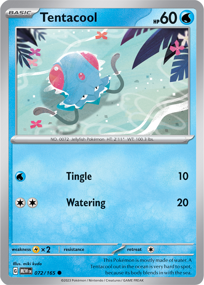 Tentacool - 072-165 (RH)