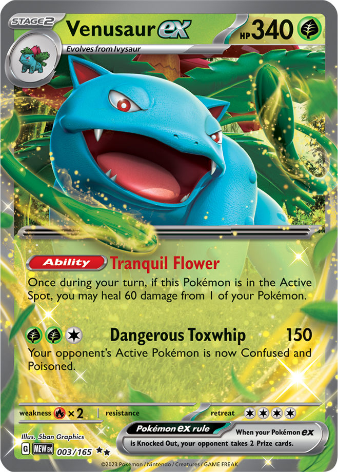 Venusaur EX - 003-165