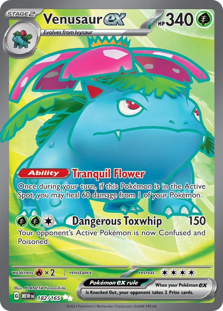 Venusaur EX - 182-165 - FULL ART