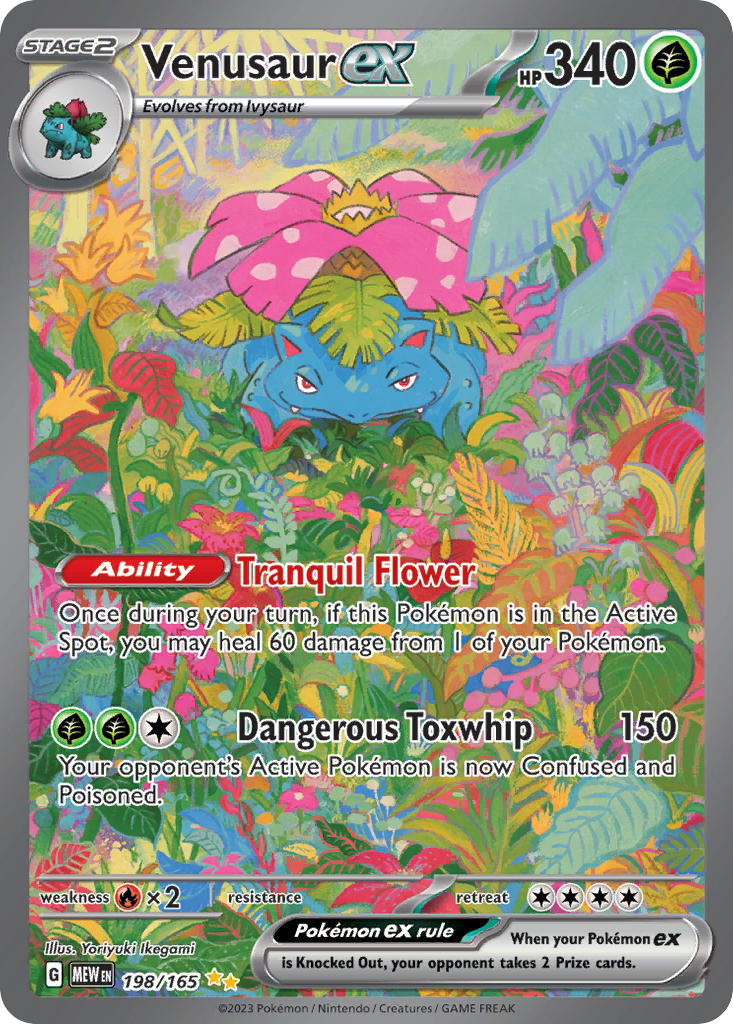 Venusaur EX - 198-165 - Special Illustration Rare