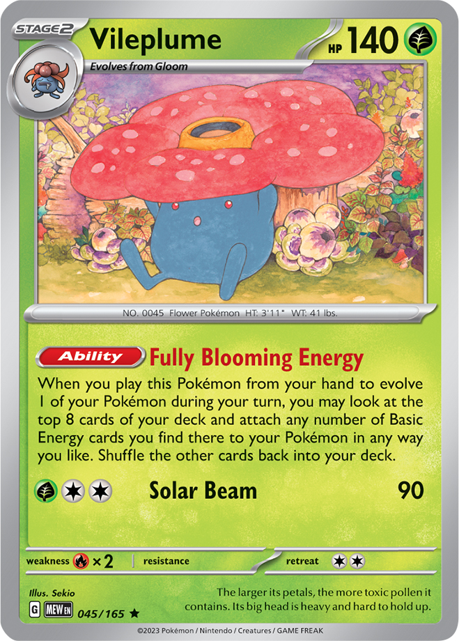 Vileplume - 045-165 (RH)