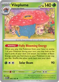 pokemon scarlet violet 151 vileplume 045 165 rh