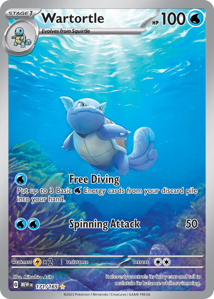 Wartortle - 171-165 - Illustration Rare