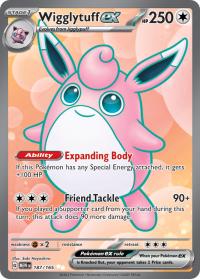 pokemon scarlet violet 151 wigglytuff ex 187 165 full art