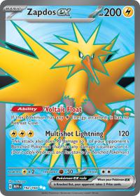 pokemon scarlet violet 151 zapdos ex 192 165 full art