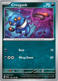 pokemon scarlet violet base set croagunk 130 198