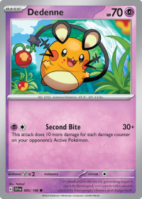 pokemon scarlet violet base set dedenne 095 198 rh