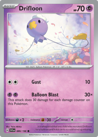 pokemon scarlet violet base set drifloon 089 198 rh