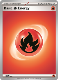 pokemon scarlet violet base set fire energy 002