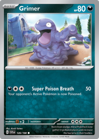 pokemon scarlet violet base set grimer 126 198 rh