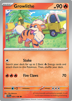 Growlithe - 031-198 (RH)