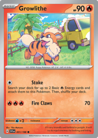 pokemon scarlet violet base set growlithe 031 198 rh