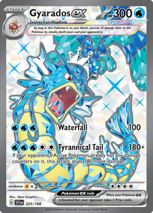 Gyarados EX - 225-198 - FULL ART