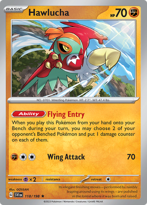 Hawlucha - 118-198 (RH)