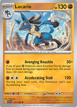 Lucario - 114-198 (RH)