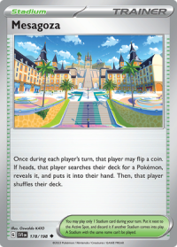 pokemon scarlet violet base set mesagoza 178 198